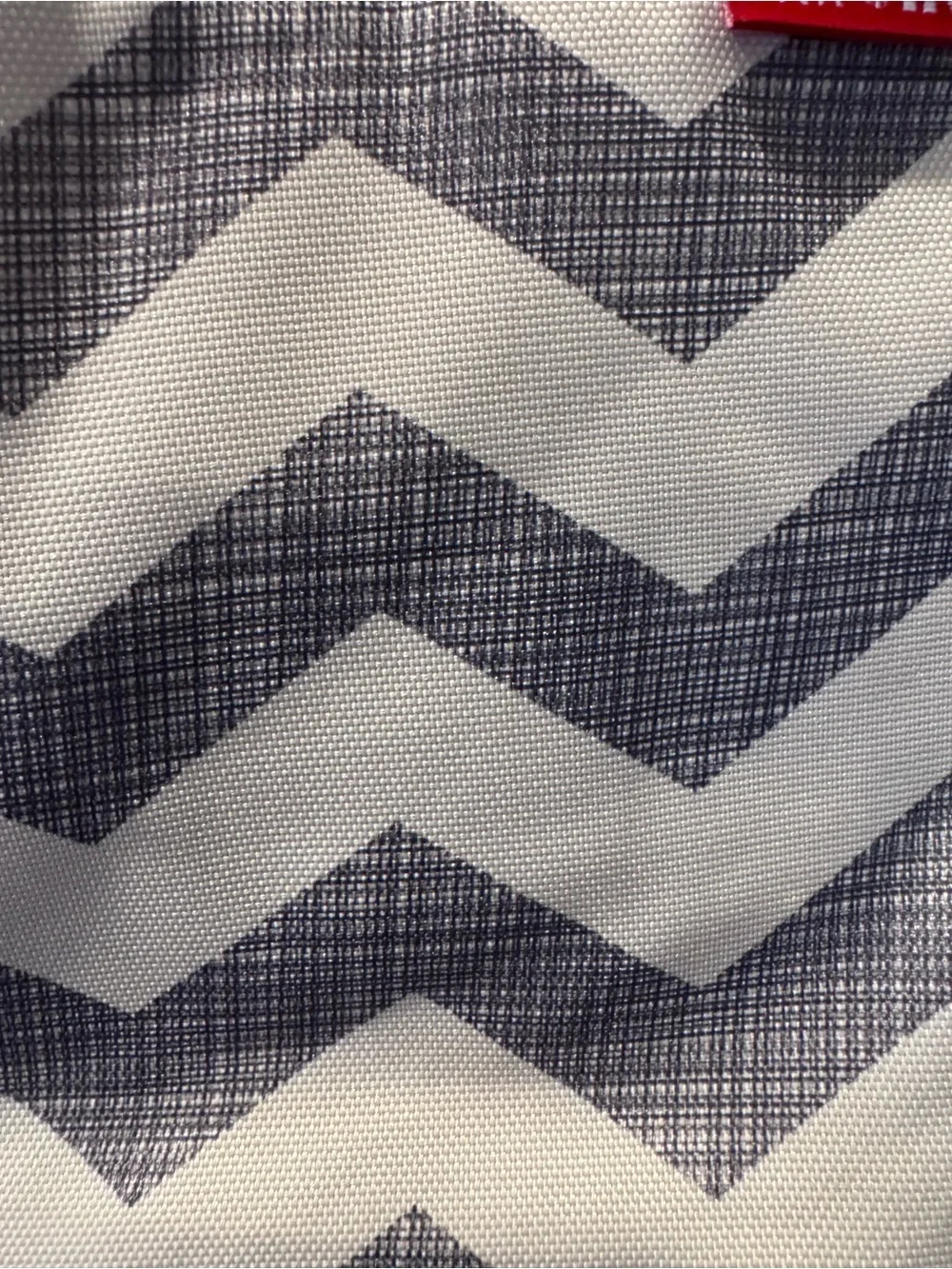 NWOT SKIP HOP Gray and White Chevron TRAVEL OR DIAPER BAG